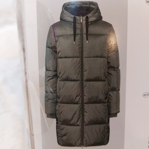 NWT esmara army green puffer coat, size L (12-14) - Picture 2 of 7